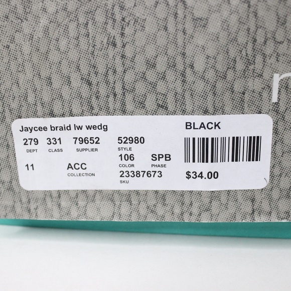 Maurices Jaycee Braid Wedges 11M NWT NIB Gladiator - Picture 7 of 7